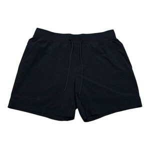 Lululemon Zeroed In Linerless Shorts Black LM7AHLS Zip Pocket Men’s Sz XL